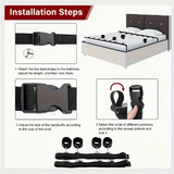 SM Restraint Bedding Set, BDSM Adult Products Sex Toys, Sex Tools, Sexy Tools, Adult Wrist And Ankle Restraints, Lovers' Intimate Interaction Game