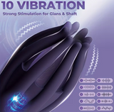 Male Sex Toys for Men Penis Vibrator, with 10 Powerful Vibrating Modes Mens for Penis Stimulator, Male Masturbator Vibrating Sex Toy Strokers, Adult Sex Toy for Men Women Couples & Games