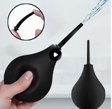 Spherical Anal Douche, Press-Type Enema, Rear Intimate Washer, BDSM Alternative Play Accessory, One-Hand Operation, Detachable Head Anal Enema, Unisex Enema Balloon