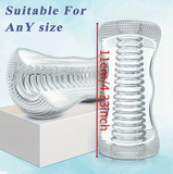 Transparent Sucking Pocket Sex Toy Masturbator, Men, Soft TPE Material Handheld Adult Toy, Portable Sucking Vagina Cup, with Provides Realistic Pleasure