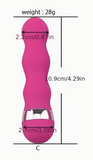 Multi-Frequency Bullet Vibrator G-Spot Clitoral Stimulation Adult Toy for Men, Women Feel Happy Personal Magic Wand Massager
