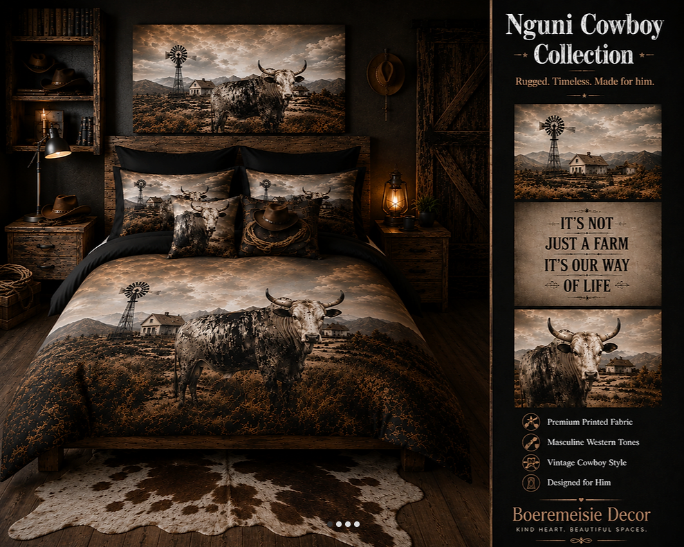 Nguni Cow Collection - Duvet Set