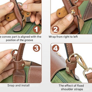 Suitable for Longchamp Leather Shoulder Straps