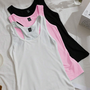 SHEIN EZwear 3pcs Women's Racerback Athletic Tank Tops, Sleeveless Sports Yoga Shirts,