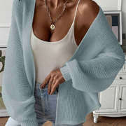 EMERY ROSE Women's Fashionable Versatile Sweet Sheer Knit Cardigan,