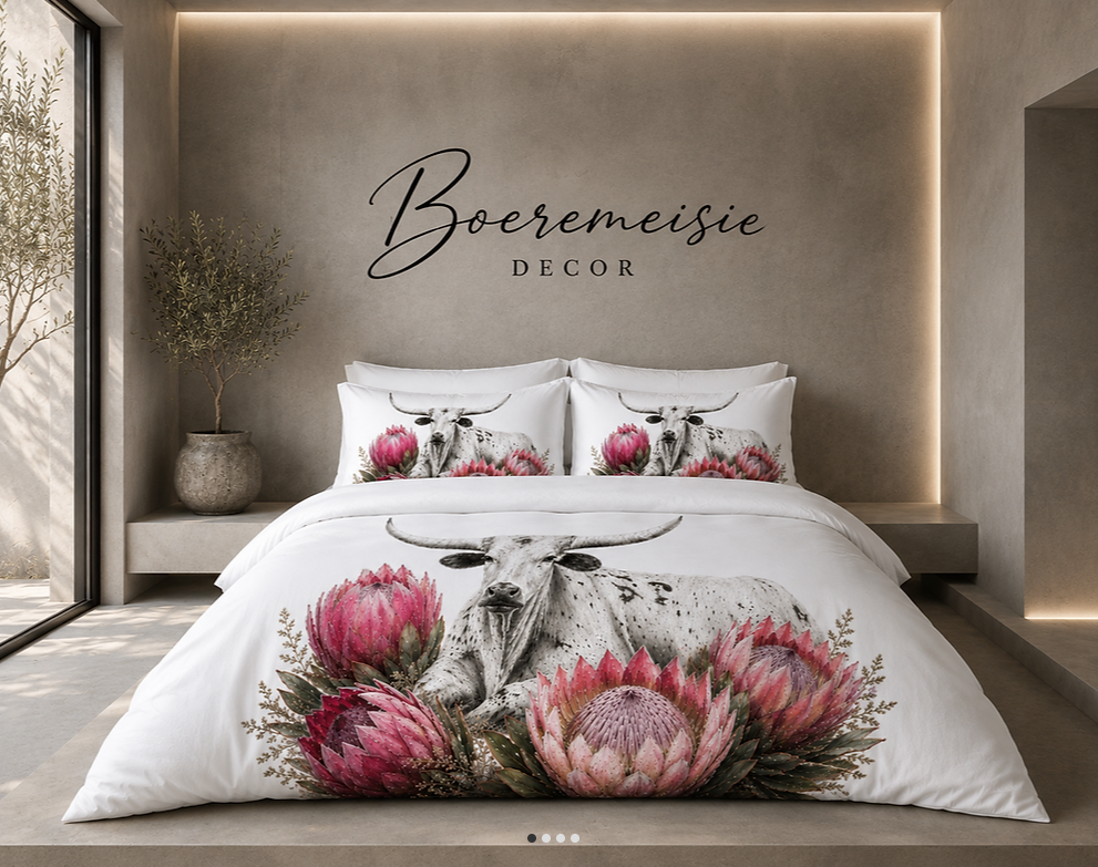 Longhorn Protea - Duvet Set