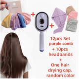 12-Piece 2-in-1 USB Rechargeable Steam Brush Set
