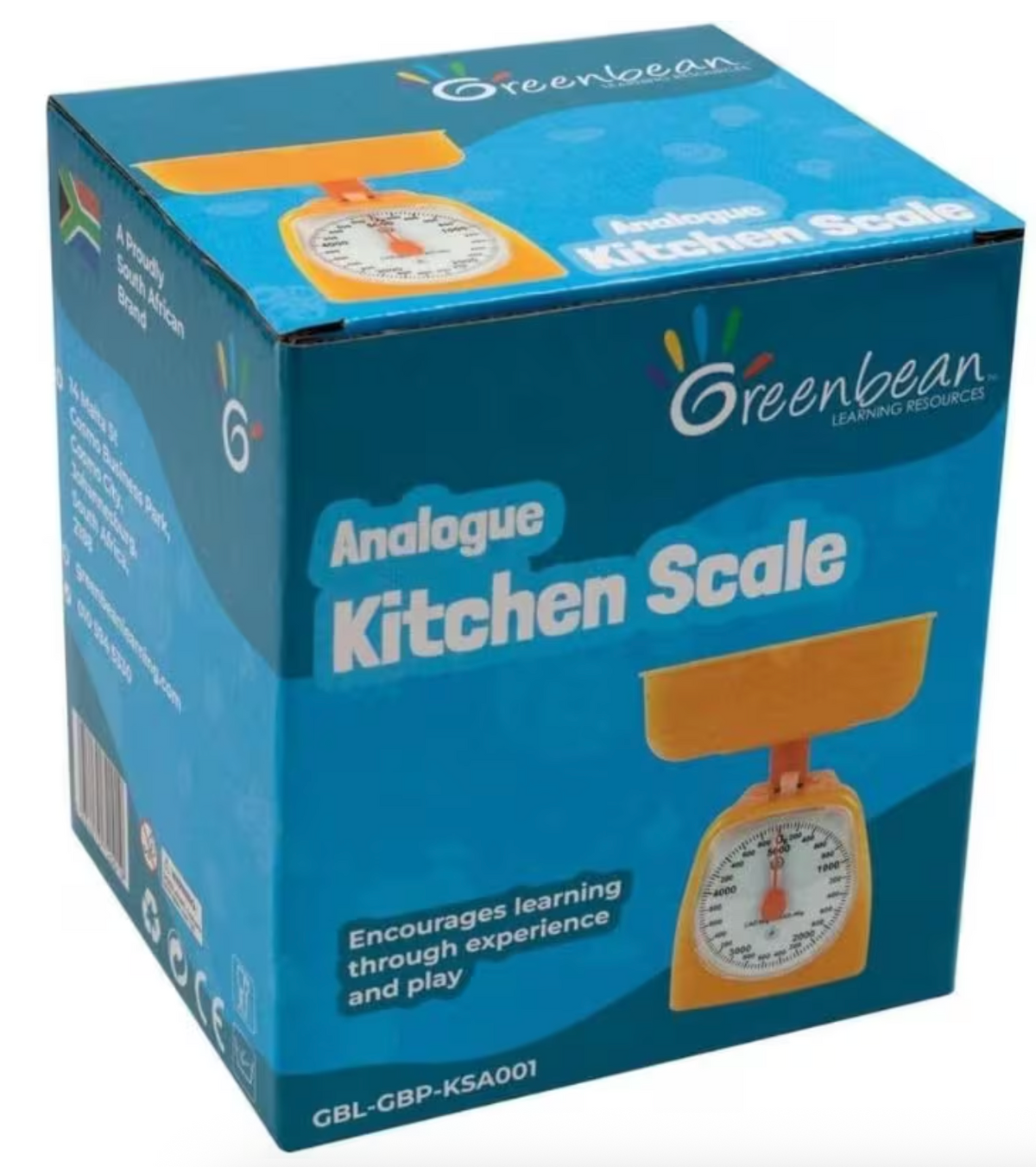 Greenbean Analog Kitchen Scale with Gauge & Grams/Decagrams Display - 5kg Capacity