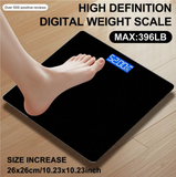 1pc ScaleSE Women's Electronic Bathroom Scale, Bathroom Scale, Max Weight 396 Lbs/180 Kg, LED Backlit Display
