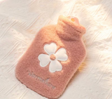 Cozy Hot Water Bottle with Soft Cover - 17.63oz/35.27oz, Durable & Easy-to-Use for Warmth