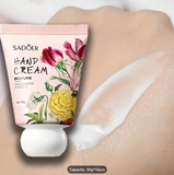 10pcs SADOER Rose Fragrance Hand Cream, Deep Moisturizing Lotion for Dry and Cracked Hands, Soft Rose Scent, Light Skin, Glycerin