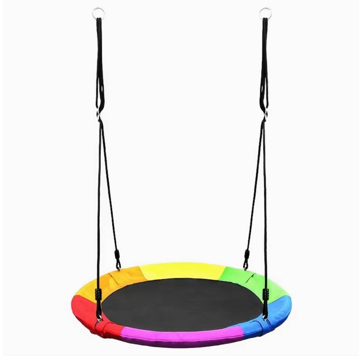 A 40-Inch Oxford Cloth Hanging Chair Swing That Supports Up to 272.16 KG,