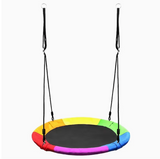 A 40-Inch Oxford Cloth Hanging Chair Swing That Supports Up to 272.16 KG,