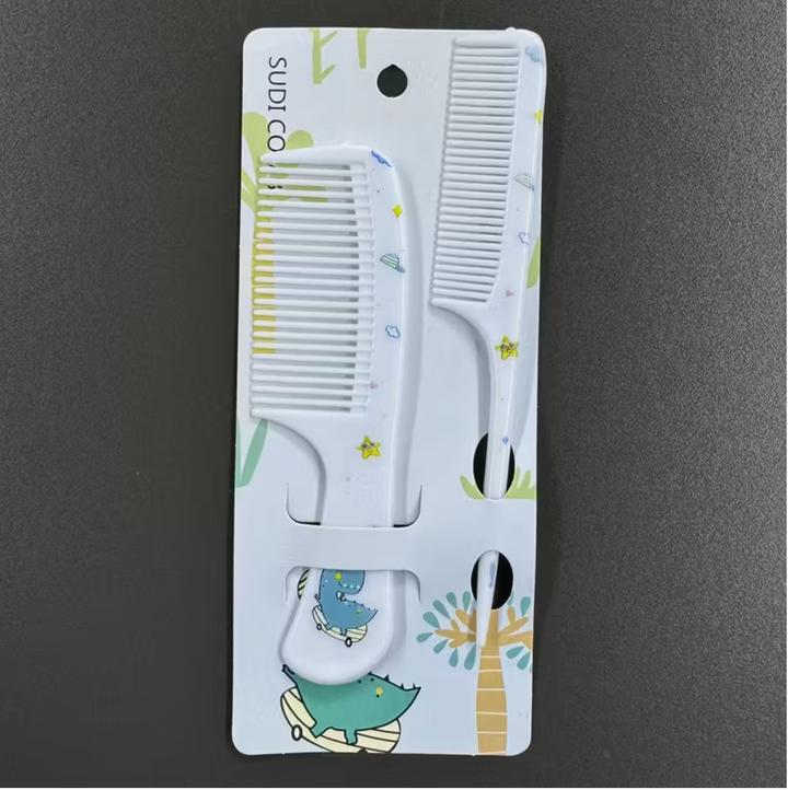 2pcs Cute Cartoon Animal Pattern Hair Comb Set,