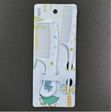 2pcs Cute Cartoon Animal Pattern Hair Comb Set,