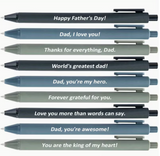 9pcs Father'S Day Ballpoint Pens. Best Dad Ever Ballpoint Pens
