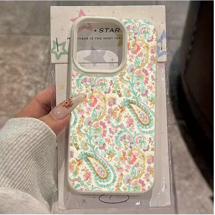 Phone case: Stylish Artistic Full-Screen Pattern TPU Phone Case for iPhone 16 Pro Max