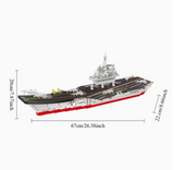 1147pcs Showcasing The Chinese Liaoning Warship, Including Aircraft Carriers, Naval Ship Models, Simulation Models, And Decorative Home Items. an Ideal Present for Your Boyfriend Or Father. A Gift for The Holidays