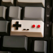 Retro Game Controller Shift Keycap - Artistic Mechanical Keyboard Design, Directional Keys, Classic Game Console Style, Made From Durable PLA Material, Compatible With Mechanical Keyboards, Ideal For Gamers And Collectors.