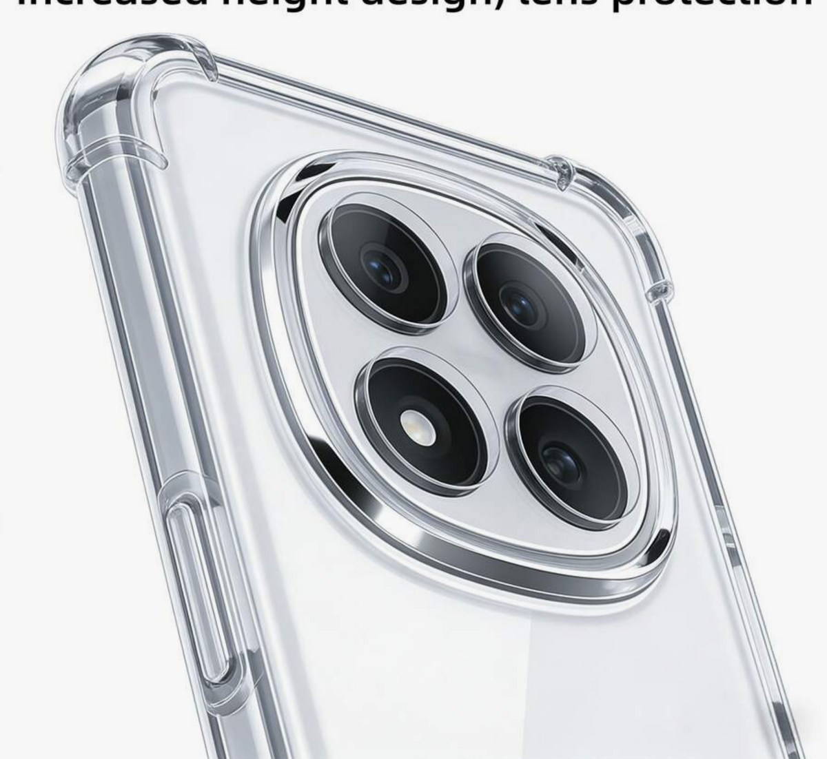 Transparent Shockproof Phone Case Compatible With Redmi Note