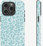 GIIPPA Blue Leopard Pattern Fashion Leopard Print 2-In-1 Anti-Fall Protective Phone Case