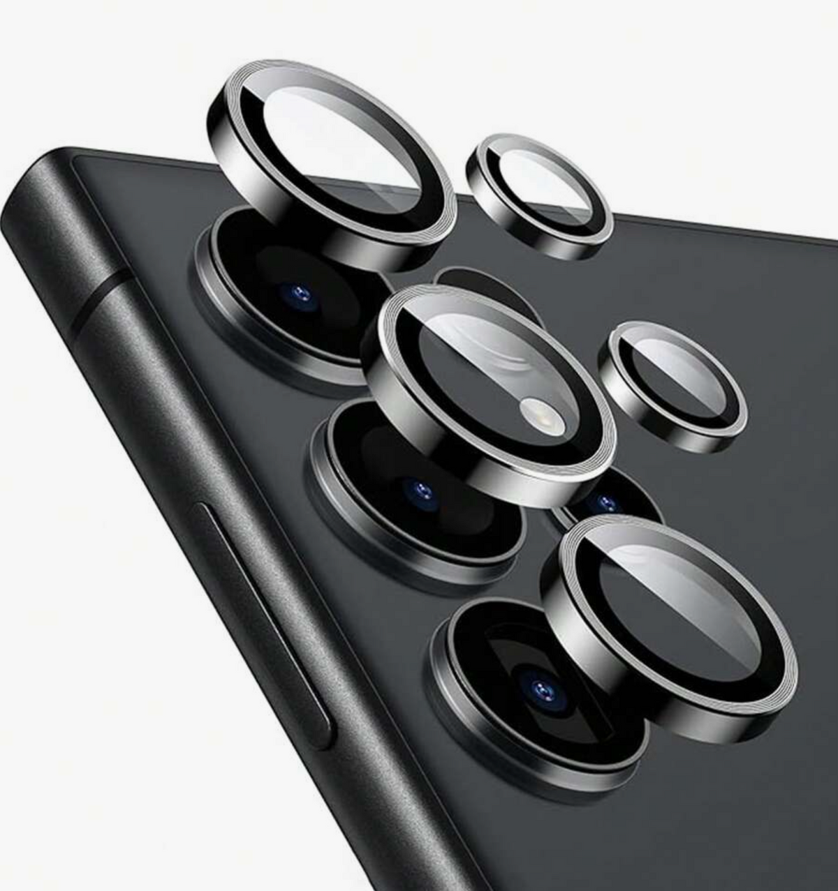 Single Lens Tempered Glass Screen Protector For Galaxy S25 Ultra, Ultra-Thin Tempered Glass With Aluminum Alloy Frame,