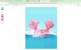 1pc Cartoon Armhole Swim Ring Float Sleeve, Buoyancy 14-25kg Swimming Equipment