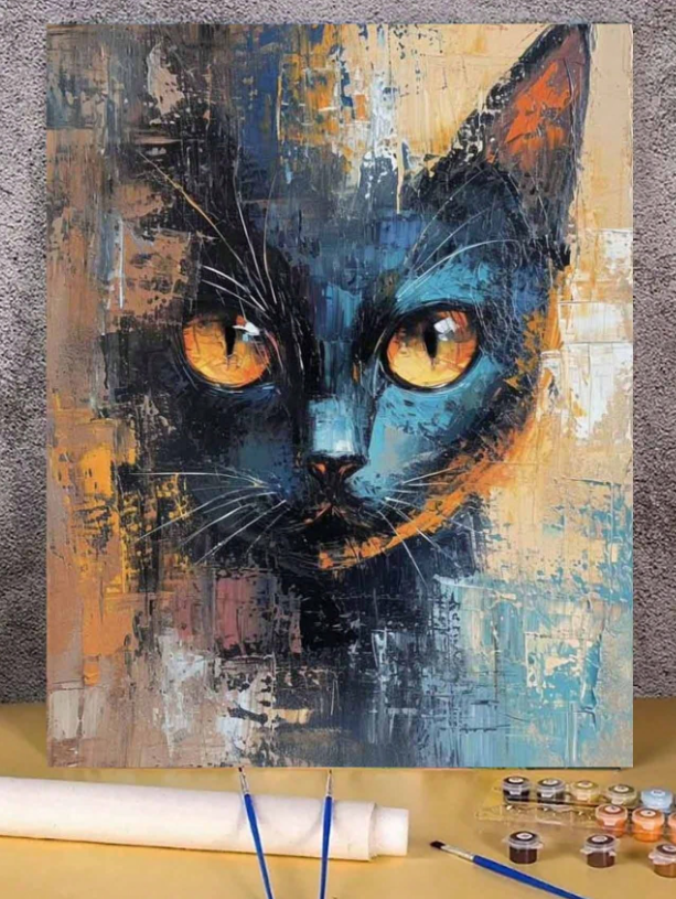 Art DIY Painting By Numbers Canvas Kits, Suitable For Bedroom Decor And Wall Art, Simple & Fun