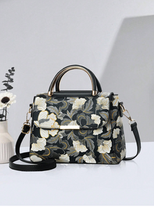 PLANEE Minimalist Flap Square Bag Double Handle, Mother Day Gifts, Mom Gifts, Mommy's Essentials, Mommy Bag For Going Out, Business Casual Woman Bag Perfect For Office Business And Work