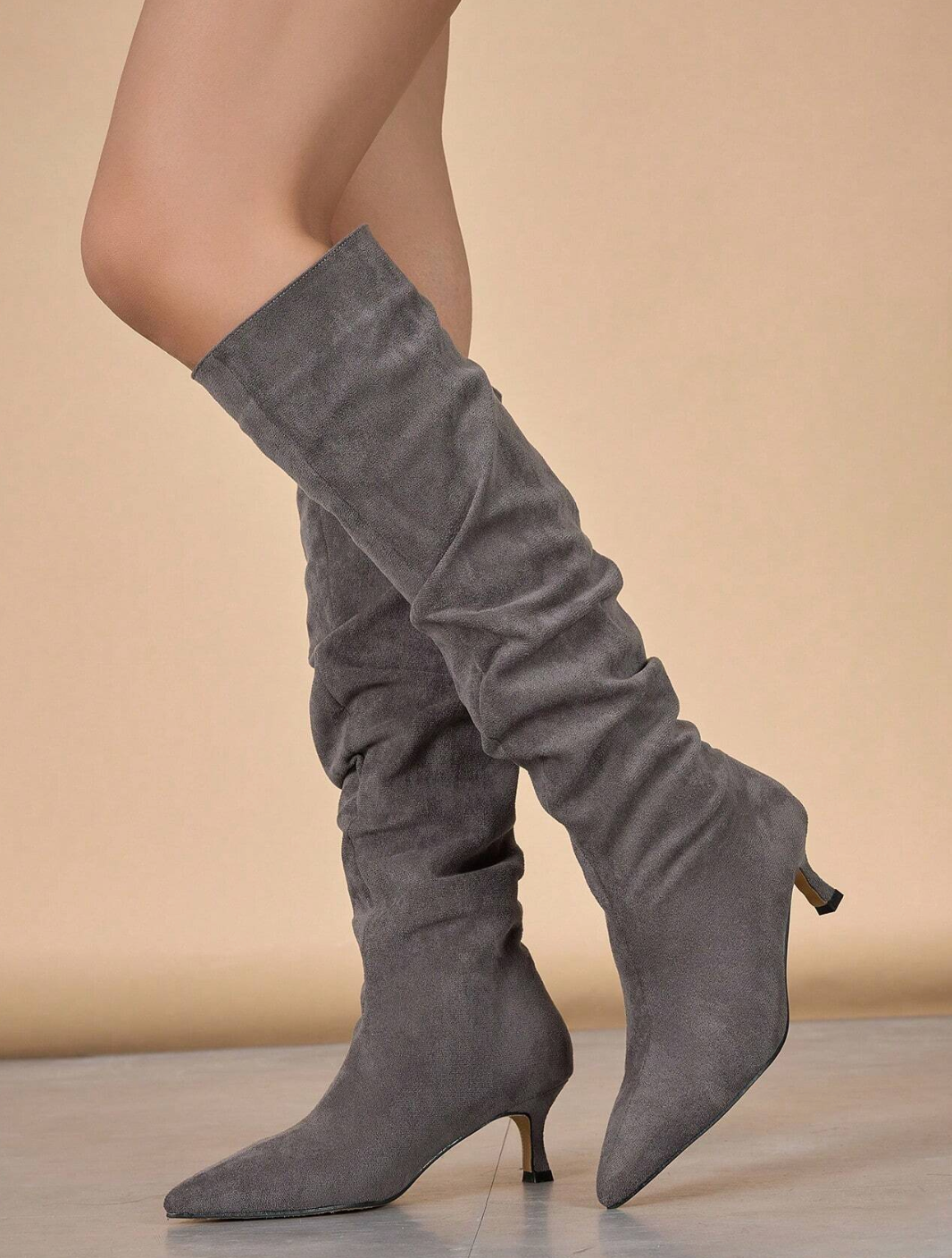 Women's Pointed Toe Stiletto Heel Ankle Boots,