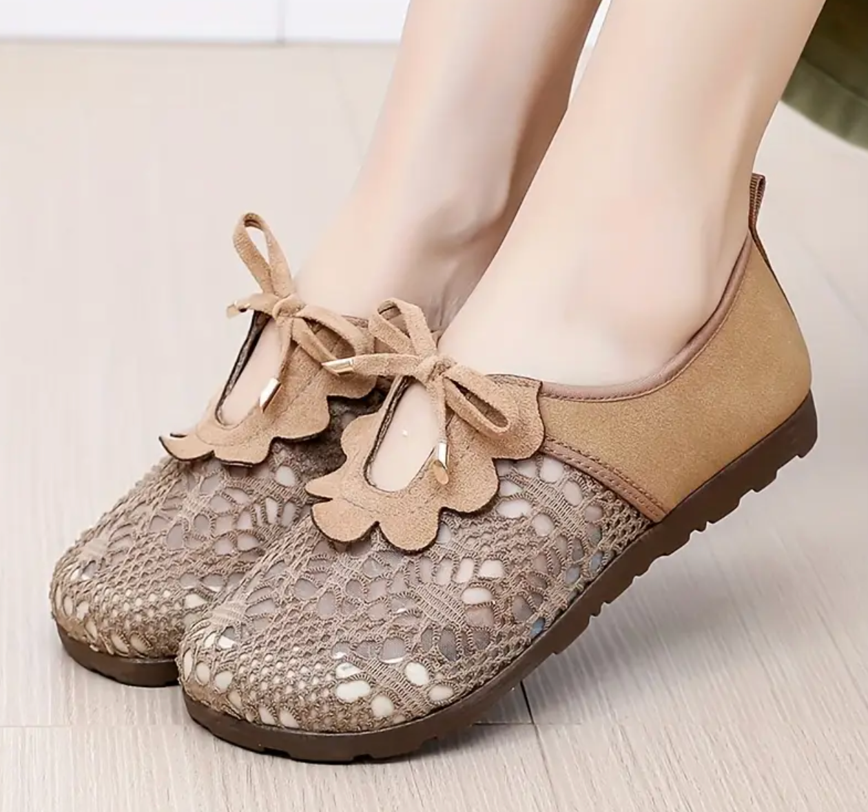 Women's Summer Breathable Mesh Slip-On Flats
