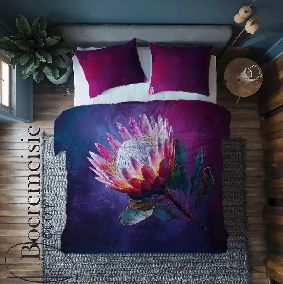 Protea purple splash