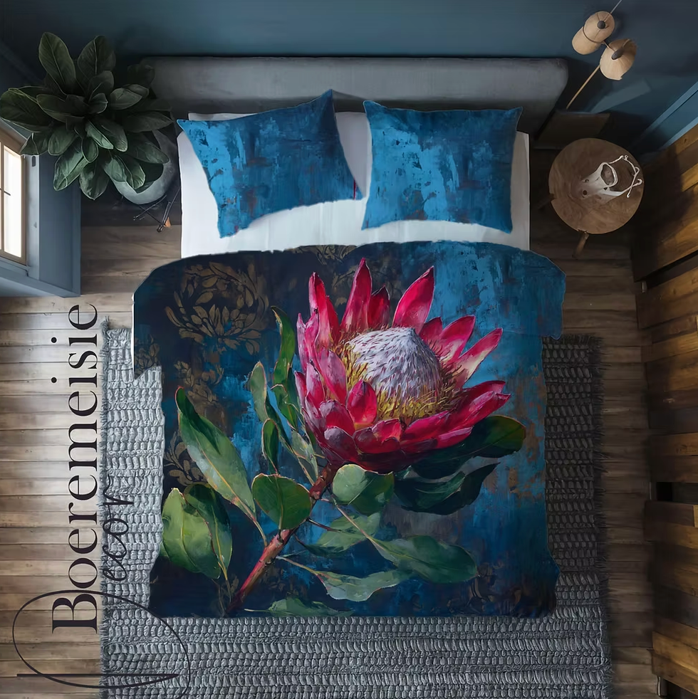 Protea Blue art