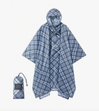 3-In-1 Multifunctional Hooded Rain Poncho With Snap Buckle