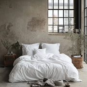 White Linen Duvet Covers