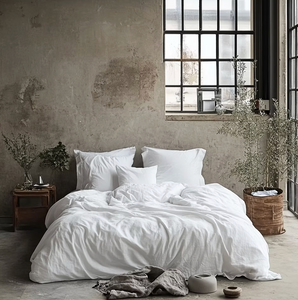 White Linen Duvet Covers