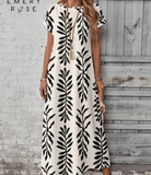 Women's Casual Minimalist  Print Pattern Versatile Dress