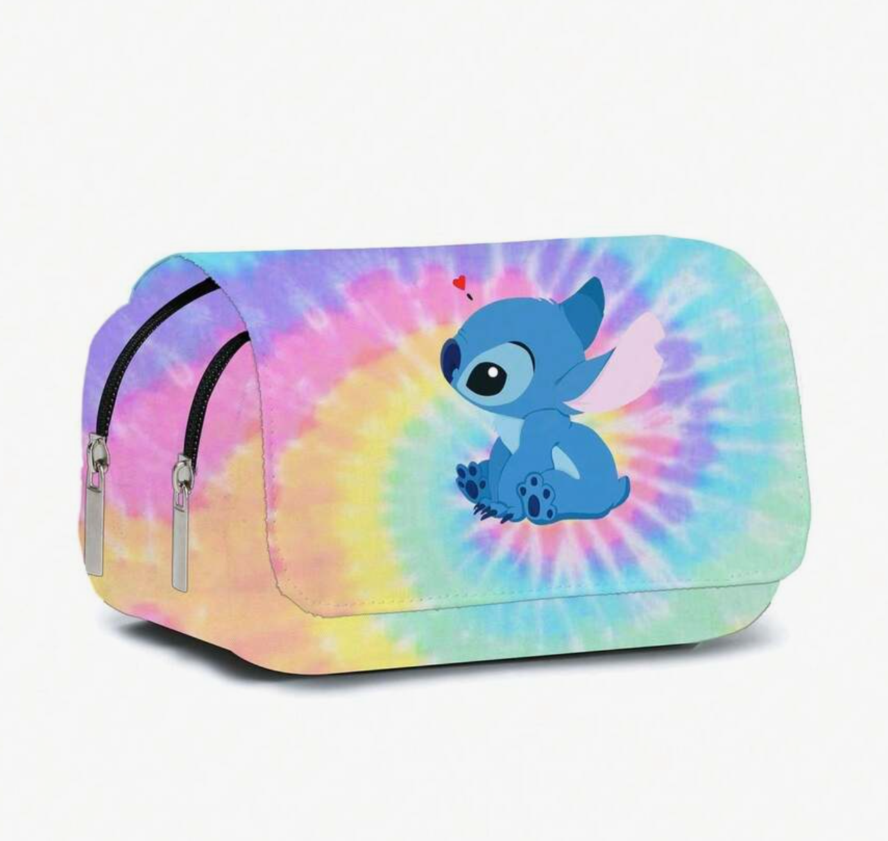 Printed Stitch Mickey Minnie Make Up Bag Stitch Double Layer