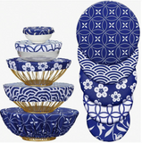 Reusable In 5 Size Stretch Cloth Fabric Elastic Food Storage Bowl Covers