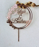 Personalized Wedding Cake Topper