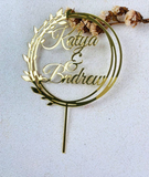 Personalized Wedding Cake Topper