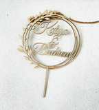 Personalized Wedding Cake Topper