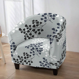 1 Pc Printed Barrel Chair Cover Stretchy Bottom