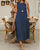 Omancia Women's Casual Sleeveless Sundress