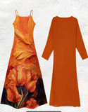 Ladies Forest Style Dress Set