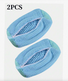 1/2pcs 360° Wrap-Around Shoe Cleaning Bag, Reusable Sneaker Wash Bag For Washing Machine And Dryer
