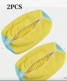 1/2pcs 360° Wrap-Around Shoe Cleaning Bag, Reusable Sneaker Wash Bag For Washing Machine And Dryer