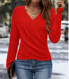 EMERY ROSE Women Casual Solid Wrap Sweater For Autumn & Winter, Christmas