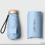 1pc Mini Travel Umbrella, Foldable Umbrella, Outdoor Portable Sunshade Umbrella