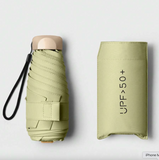 1pc Mini Travel Umbrella, Foldable Umbrella, Outdoor Portable Sunshade Umbrella